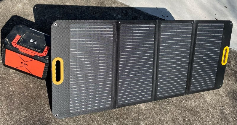 YARGO YP100 100W solar panel review by Brooke and Mason Hall team from the-gadgeteer.com