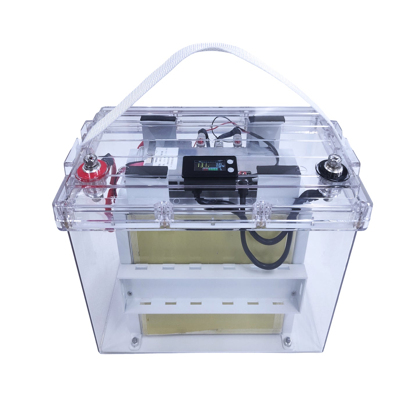 Wholesale OEM 12V 100Ah Lifepo4 Lithium Ion Battery Transparent case Most Popular Best Seller Lead Acid Replacement Solar RV Marine Customizable2