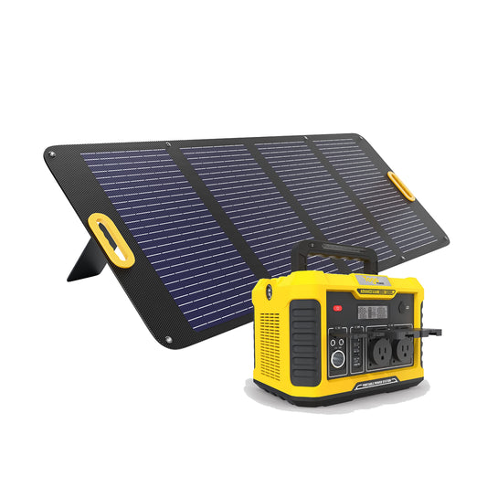 Togopower Advance1000,933Wh/1000W Power Station with with Yargopower 100W Solar Panel(YP) Included