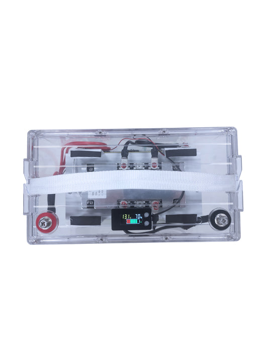 Wholesale OEM 12V 100Ah Lifepo4 Lithium Ion Battery Transparent case Most Popular Best Seller Lead Acid Replacement Solar RV Marine Customizable2