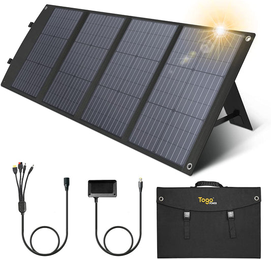 TogoPower 120W Portable Solar Panel for Portable Power Stations