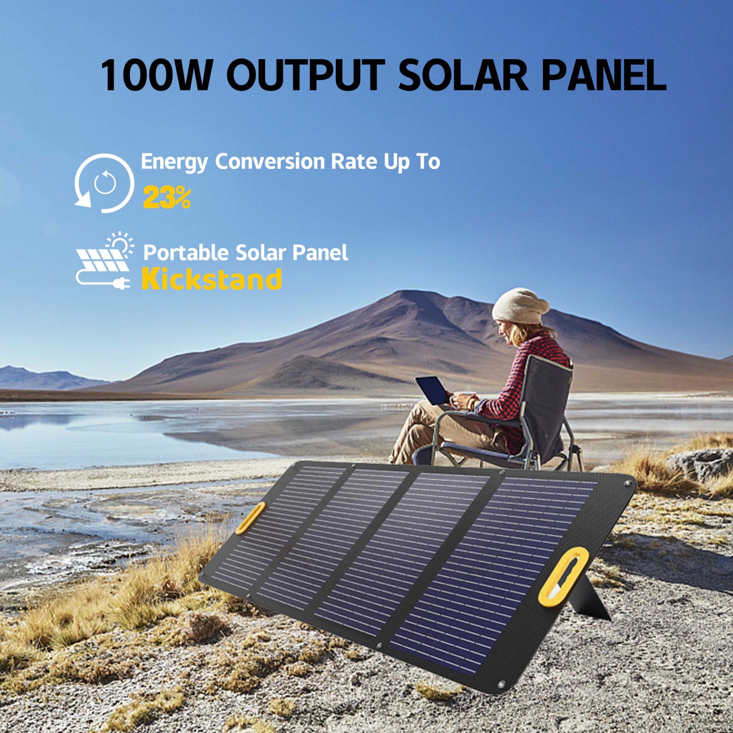 Togopower Advance350, 346wh Power Station with Yargopower 100W Solar Panel(YP) Included