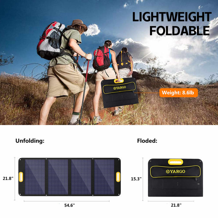 Togopower Advance550, 520wh Power Station with Yargopower 100W Solar Panel(YP) Included